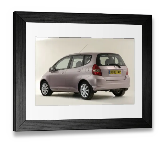 Framed Print : 2008 Honda Jazz Framed Print : 2008 Honda Jazz