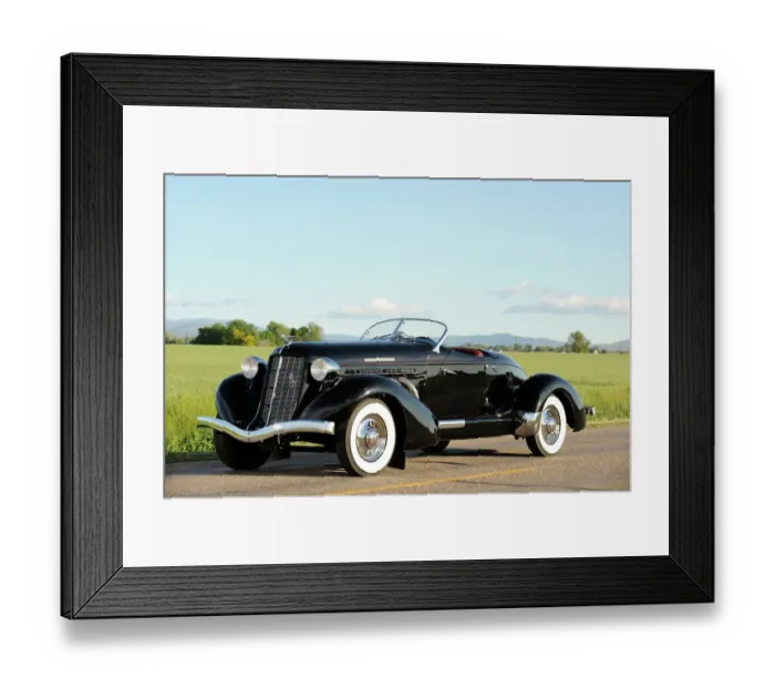 Framed Print : Auburn 852 SC Speedster