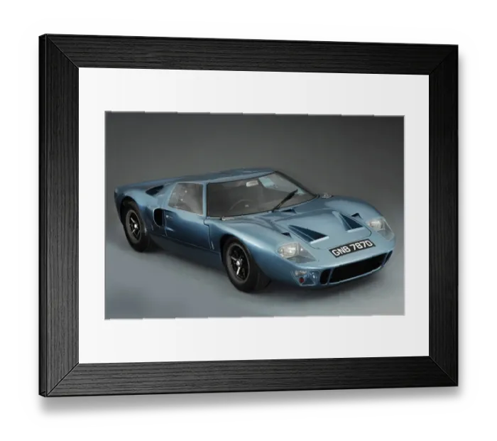 Framed Print : 1966 Ford GT40
