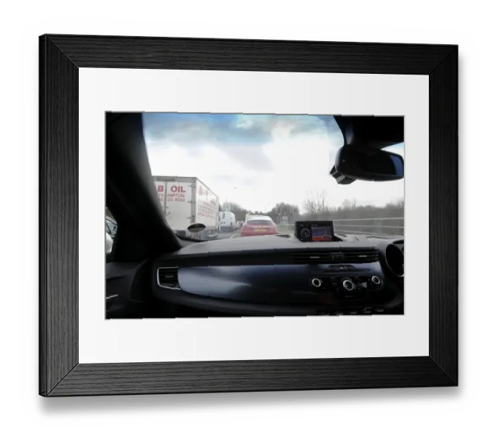 Framed Print : Satellite navigation