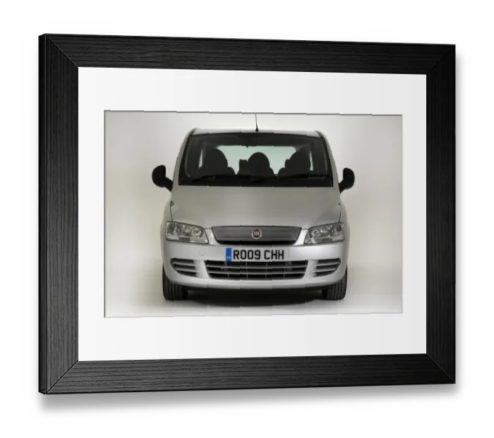 Framed Print : 2009 Fiat Multipla