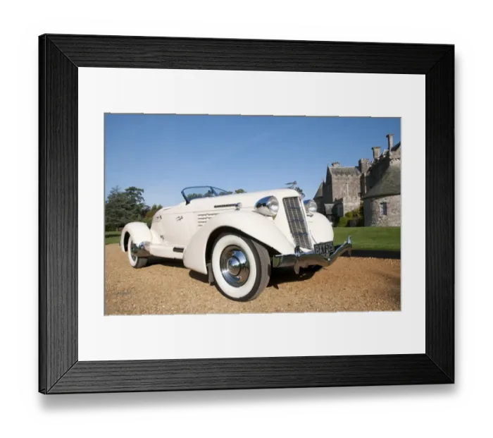 Framed Print : 1935 Auburn 851