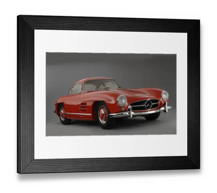 Framed Print : 1957 Mercedes Benz 300 SL Gullwing Framed Print : 1957 Mercedes Benz 300 SL Gullwing