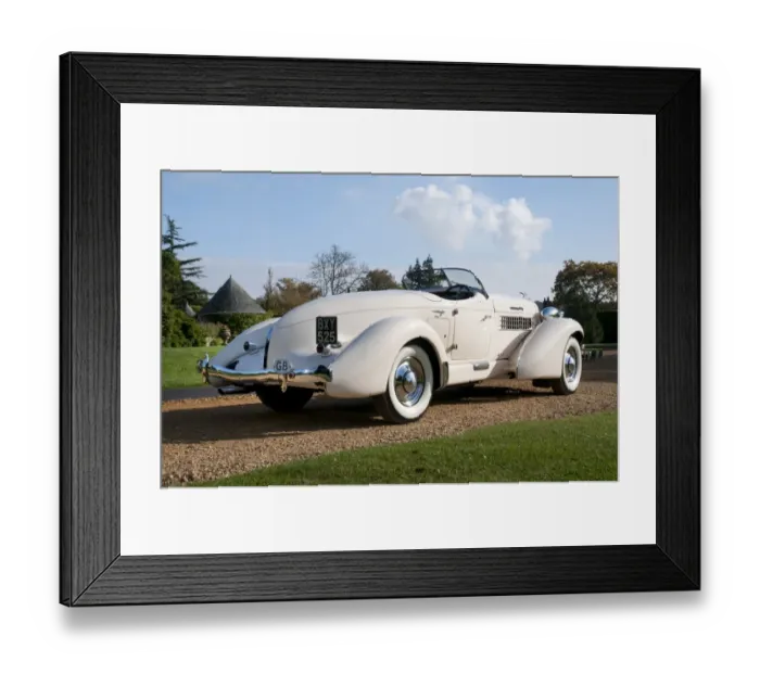 Framed Print : 1935 Auburn 851