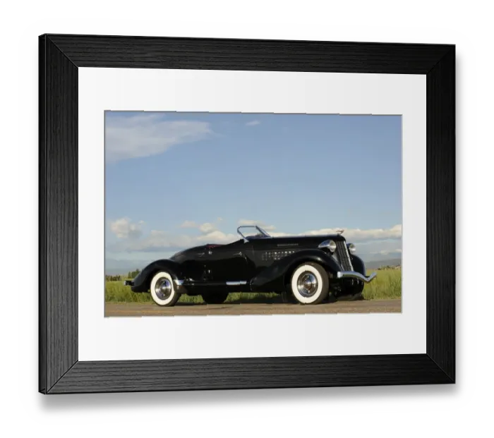 Framed Print : Auburn 852 SC Speedster