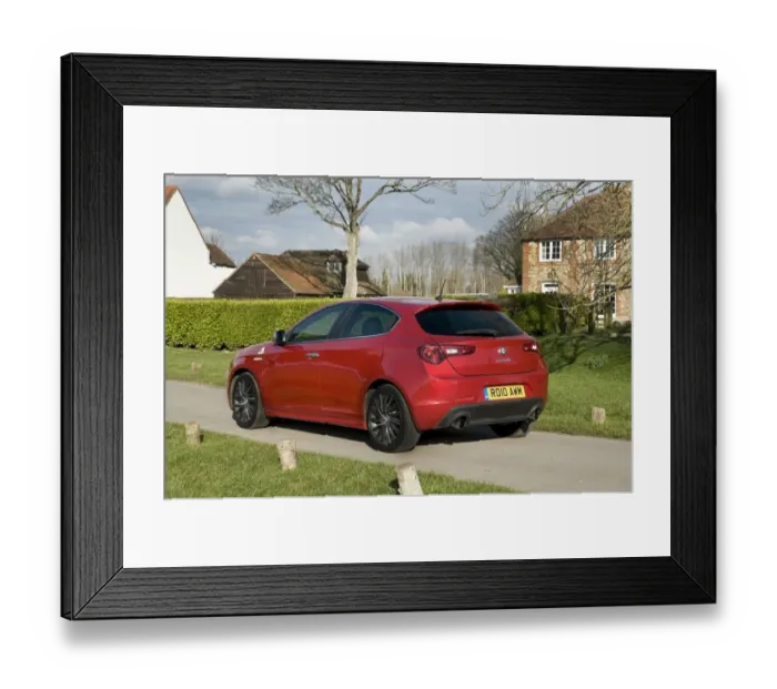 Framed Print : 2010 Alfa Romeo Giulietta 1750 Cloverleaf Framed Print : 2010 Alfa Romeo Giulietta 1750 Cloverleaf