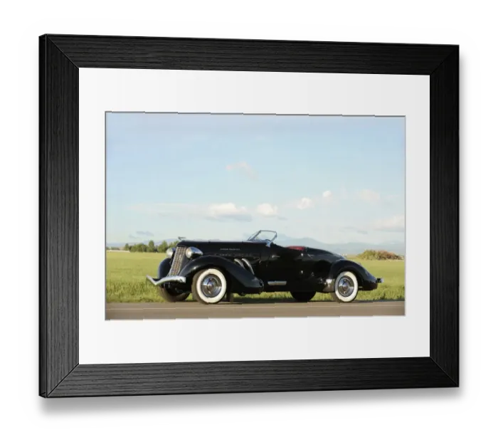 Framed Print : Auburn 852 SC Speedster