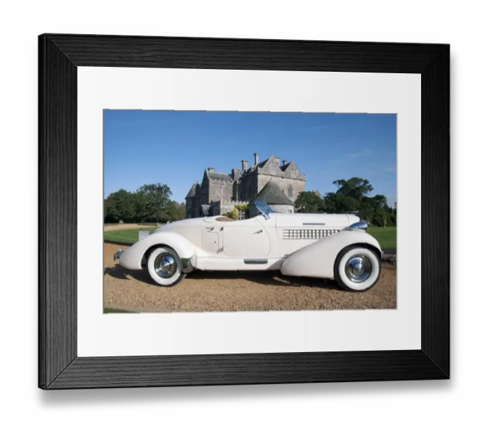 Framed Print : 1935 Auburn 851