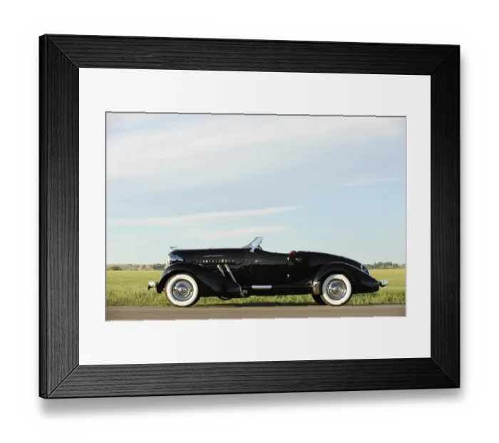 Framed Print : Auburn 852 SC Speedster