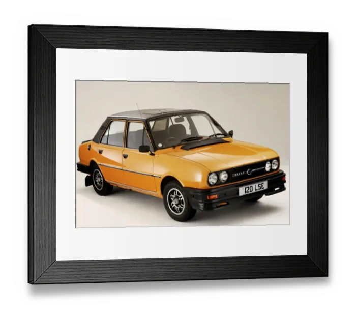 Framed Print : 1990 Skoda Super Estelle Framed Print : 1990 Skoda Super Estelle