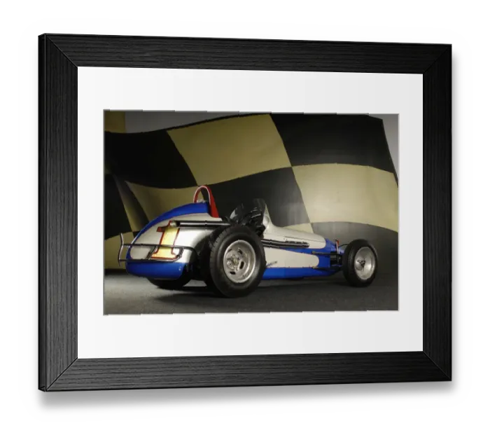 Framed Print : Bromme, Andy Gump stock sprint car 1962 Framed Print : Bromme, Andy Gump stock sprint car 1962