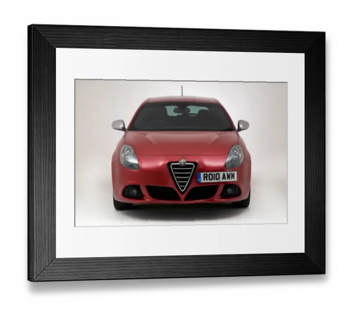 Framed Print : 2010 Alfa Romeo Giulietta 1750 Cloverleaf Framed Print : 2010 Alfa Romeo Giulietta 1750 Cloverleaf
