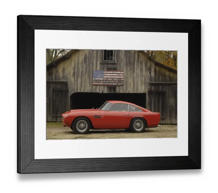 Framed Print : Aston Martin DB4