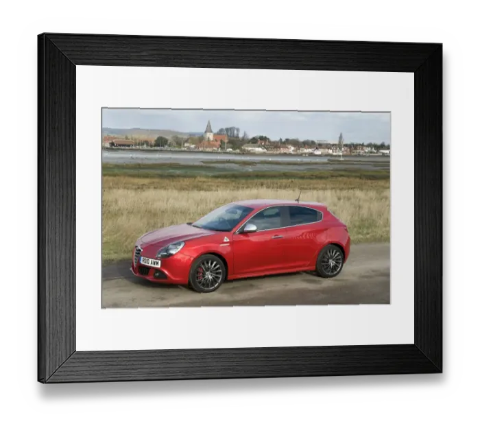 Framed Print : 2010 Alfa Romeo Giulietta 1750 Cloverleaf Framed Print : 2010 Alfa Romeo Giulietta 1750 Cloverleaf