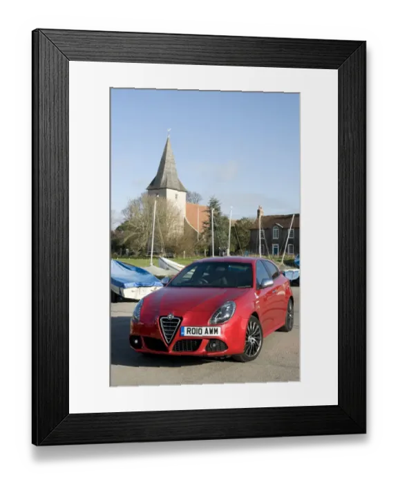 Framed Print : 2010 Alfa Romeo Giulietta 1750 Cloverleaf Framed Print : 2010 Alfa Romeo Giulietta 1750 Cloverleaf