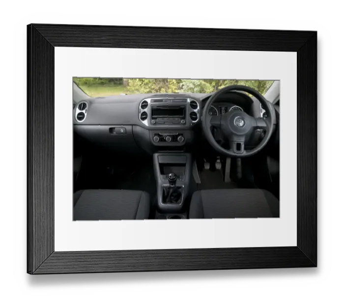 Framed Print : 2011 Volkswagen Tiguans 2. 0 Tdi