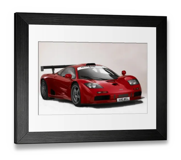 Framed Print : 1996 Mclaren F1 Framed Print : 1996 Mclaren F1