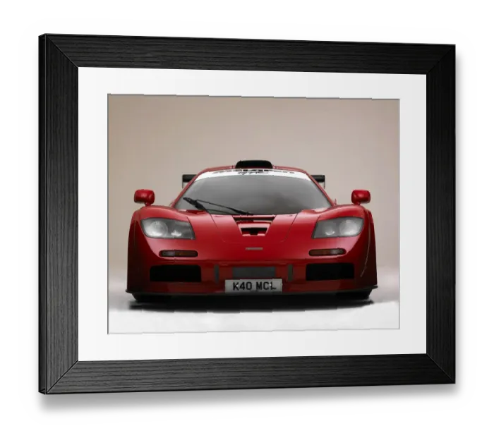 Framed Print : 1996 Mclaren F1