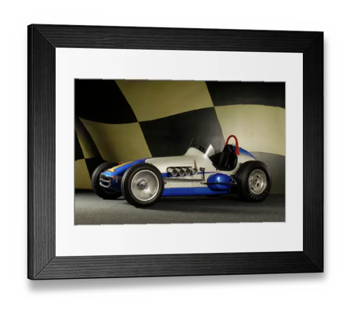 Framed Print : Bromme, Andy Gump stock sprint car 1962