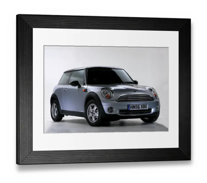 Framed Print : 2006 Mini Cooper