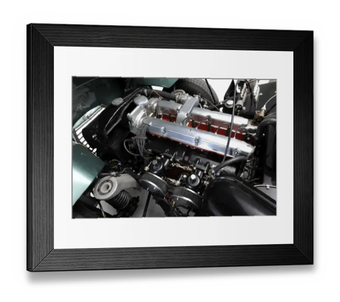 Framed Print : Aston Martin DB2-4