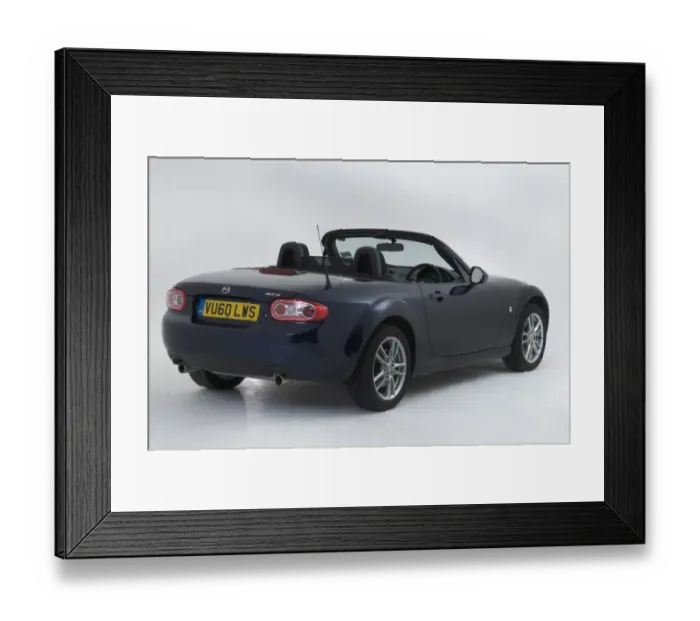 Framed Print : 2010 Mazda MX5 Framed Print : 2010 Mazda MX5