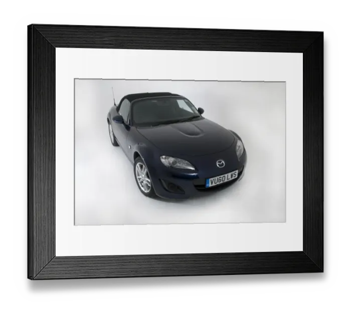 Framed Print : 2010 Mazda MX5