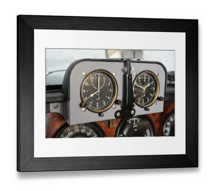 Framed Print : Aston Martin DB2-4