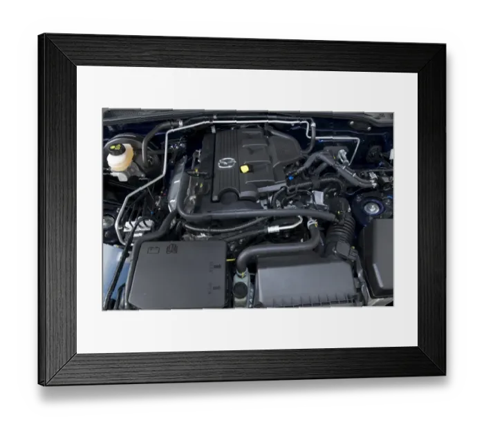 Framed Print : 2010 Mazda MX5