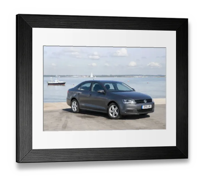 Framed Print : 2011 Volkswagen Jetta SE 1. 6 Tdi Framed Print : 2011 Volkswagen Jetta SE 1. 6 Tdi
