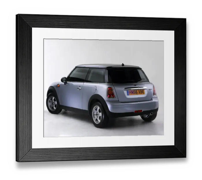 Framed Print : 2006 Mini Cooper