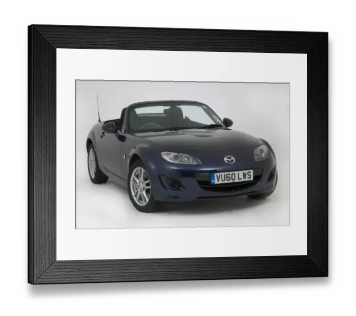 Framed Print : 2010 Mazda MX5 Framed Print : 2010 Mazda MX5