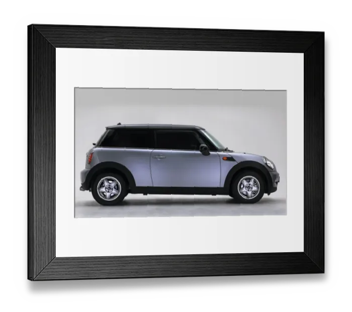 Framed Print : 2006 Mini Cooper