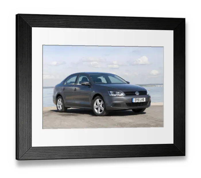 Framed Print : 2011 Volkswagen Jetta SE 1. 6 Tdi Framed Print : 2011 Volkswagen Jetta SE 1. 6 Tdi