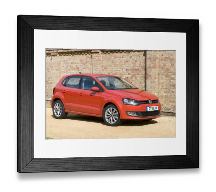 Framed Print : 2011 Volkswagen Polo SEL 1. 2 Tsi Framed Print : 2011 Volkswagen Polo SEL 1. 2 Tsi