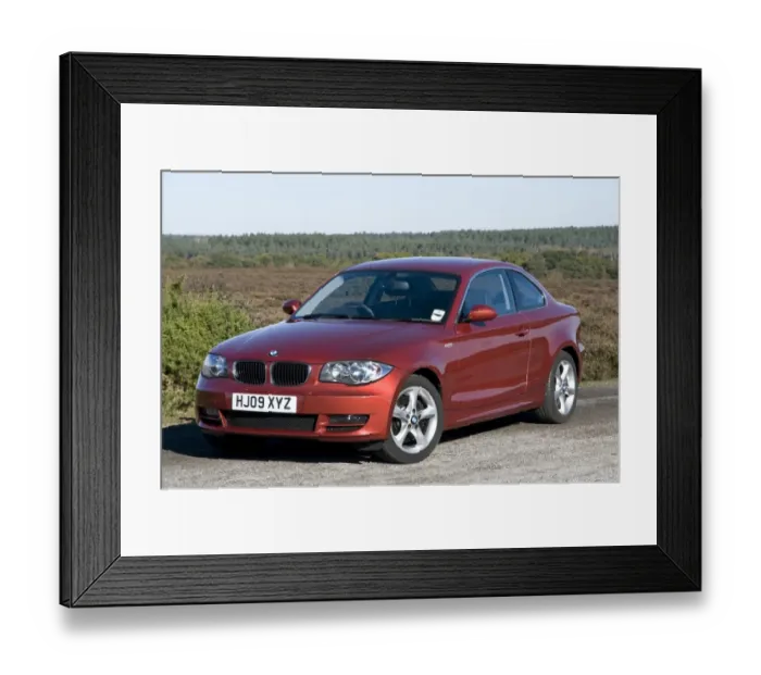 Framed Print : 2009 BMW 123d Framed Print : 2009 BMW 123d