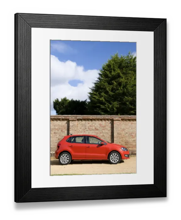 Framed Print : 2011 Volkswagen Polo SEL 1. 2 Tsi