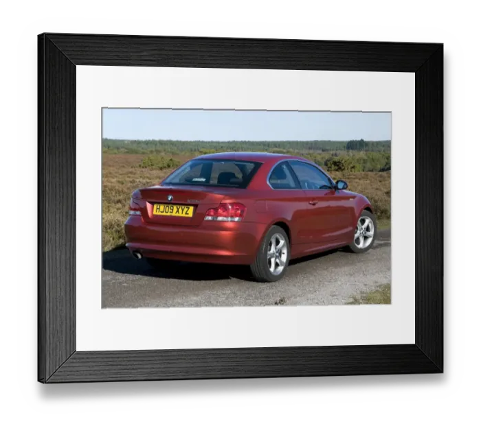 Framed Print : 2009 BMW 123d