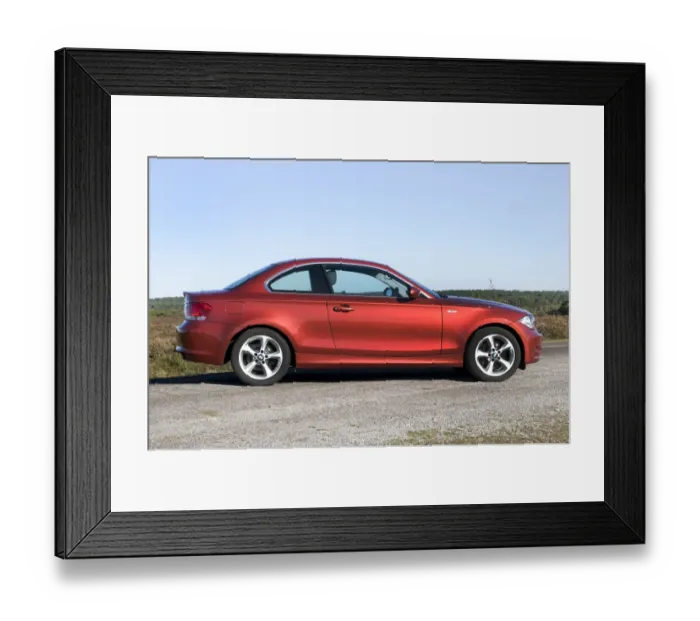 Framed Print : 2009 BMW 123d