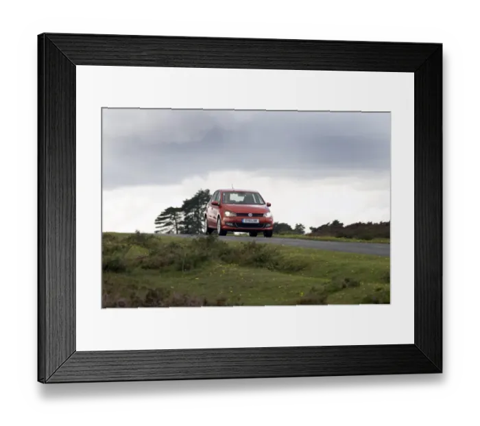 Framed Print : 2011 Volkswagen Polo SEL 1. 2 Tsi