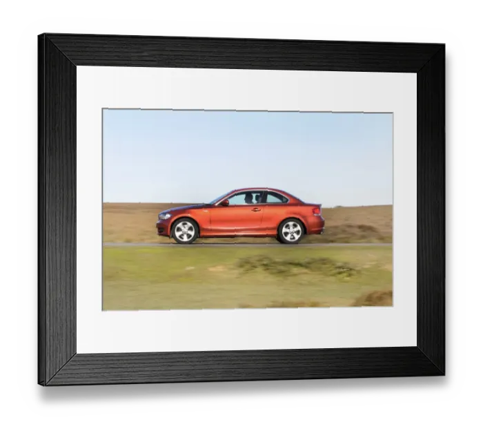 Framed Print : 2009 BMW 123d