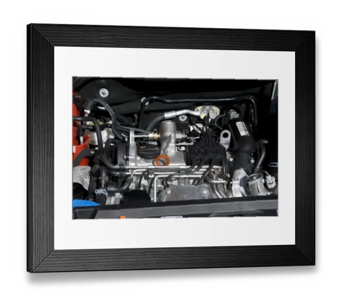 Framed Print : 2011 Volkswagen Polo SEL 1. 2 Tsi engine Framed Print : 2011 Volkswagen Polo SEL 1. 2 Tsi engine
