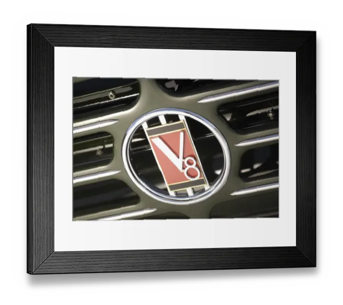 Framed Print : Cadillac V8 355d