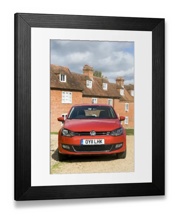 Framed Print : 2011 Volkswagen Polo SEL 1. 2 Tsi