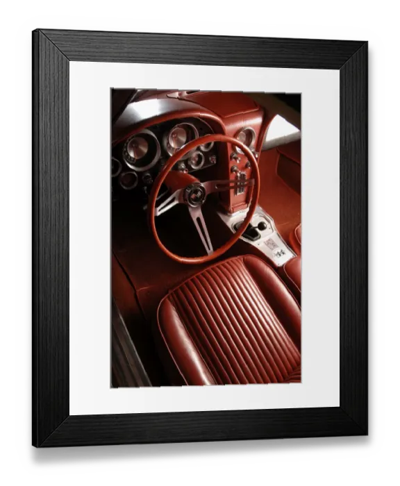 Framed Print : Chevrolet Corvette