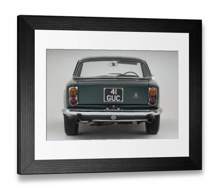 Framed Print : 1963 Maserati Sebring