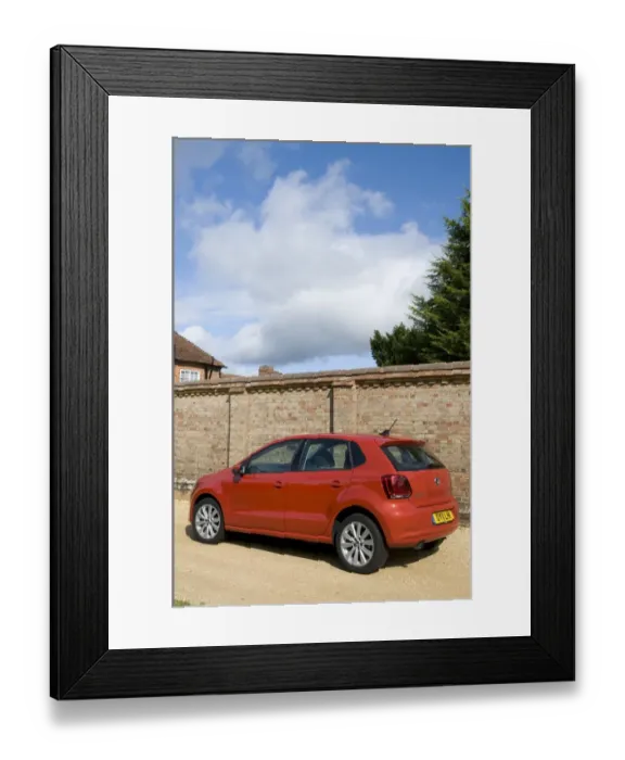 Framed Print : 2011 Volkswagen Polo SEL 1. 2 Tsi
