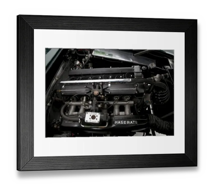 Framed Print : 1963 Maserati Sebring