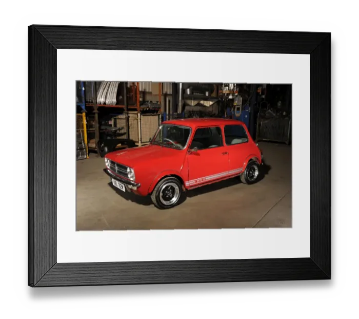 Framed Print : Austin Mini 1275 GT 1980 Framed Print : Austin Mini 1275 GT 1980