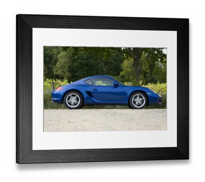 Framed Print : 2010 Porsche Cayman